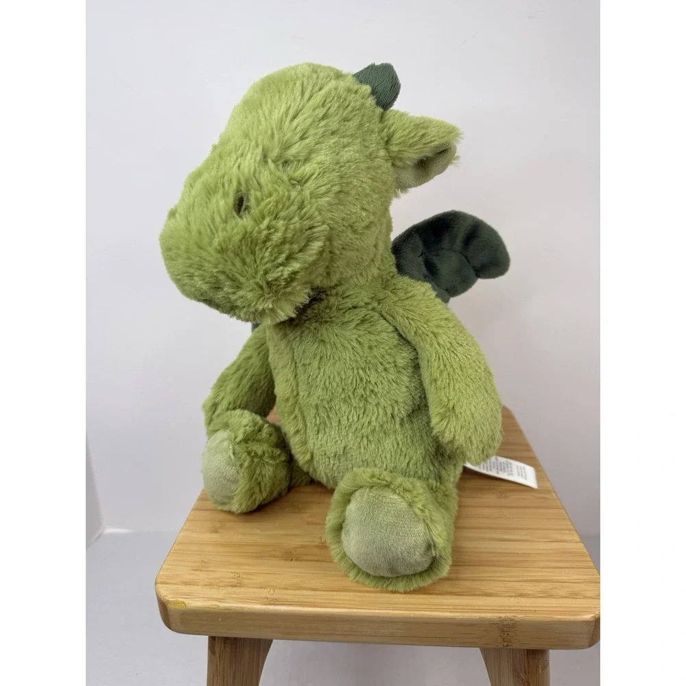 Carters Green Dragon Plush Wings Baby Lovey Nursery Toy 12